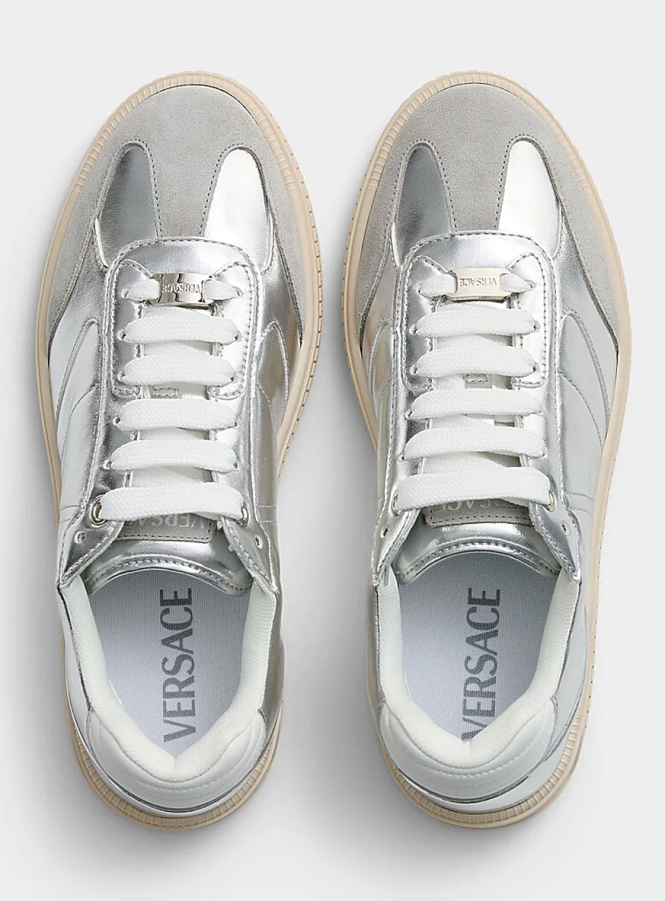 Greca metallic sneakers