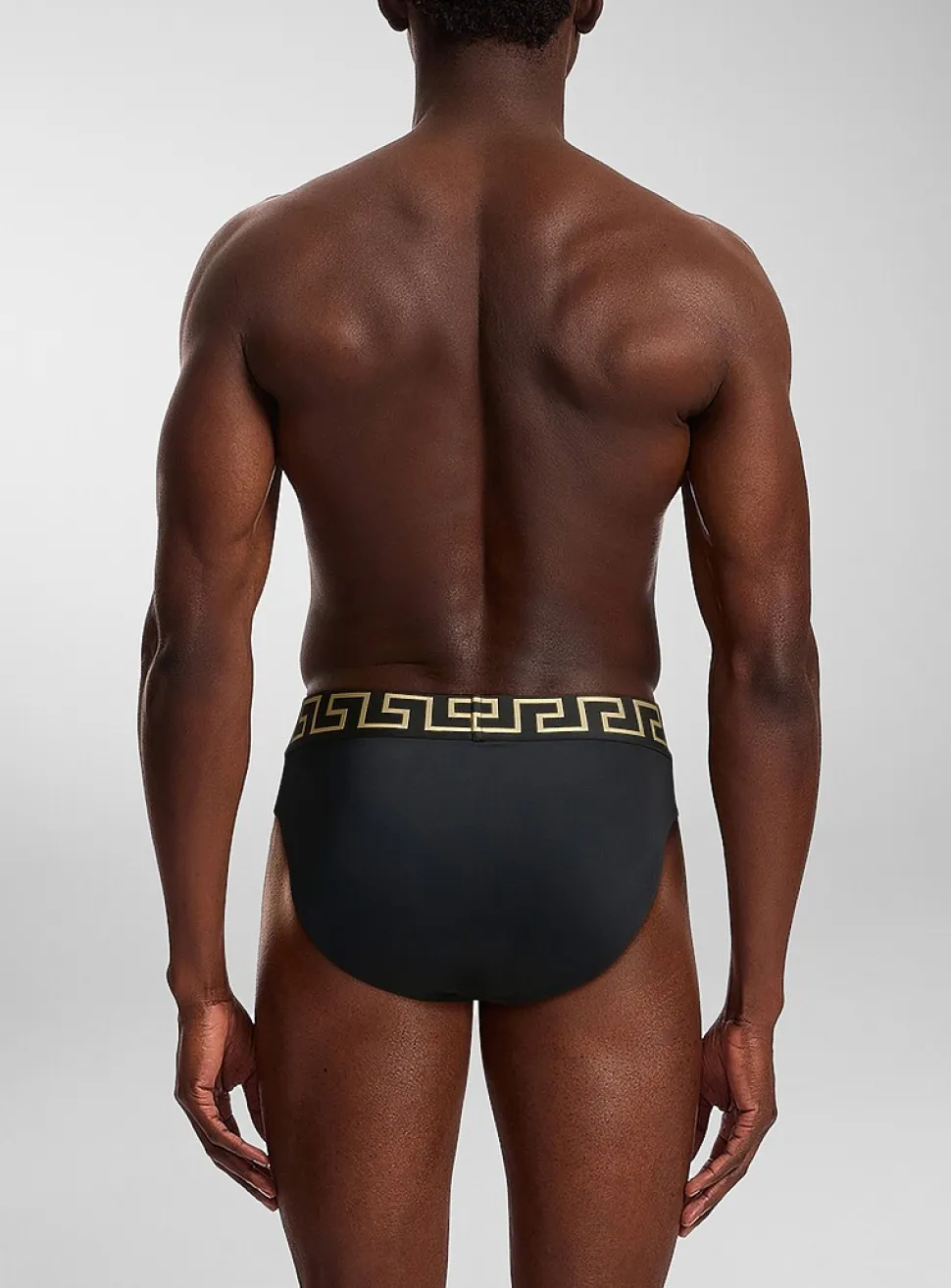 Greca waistband swim brief