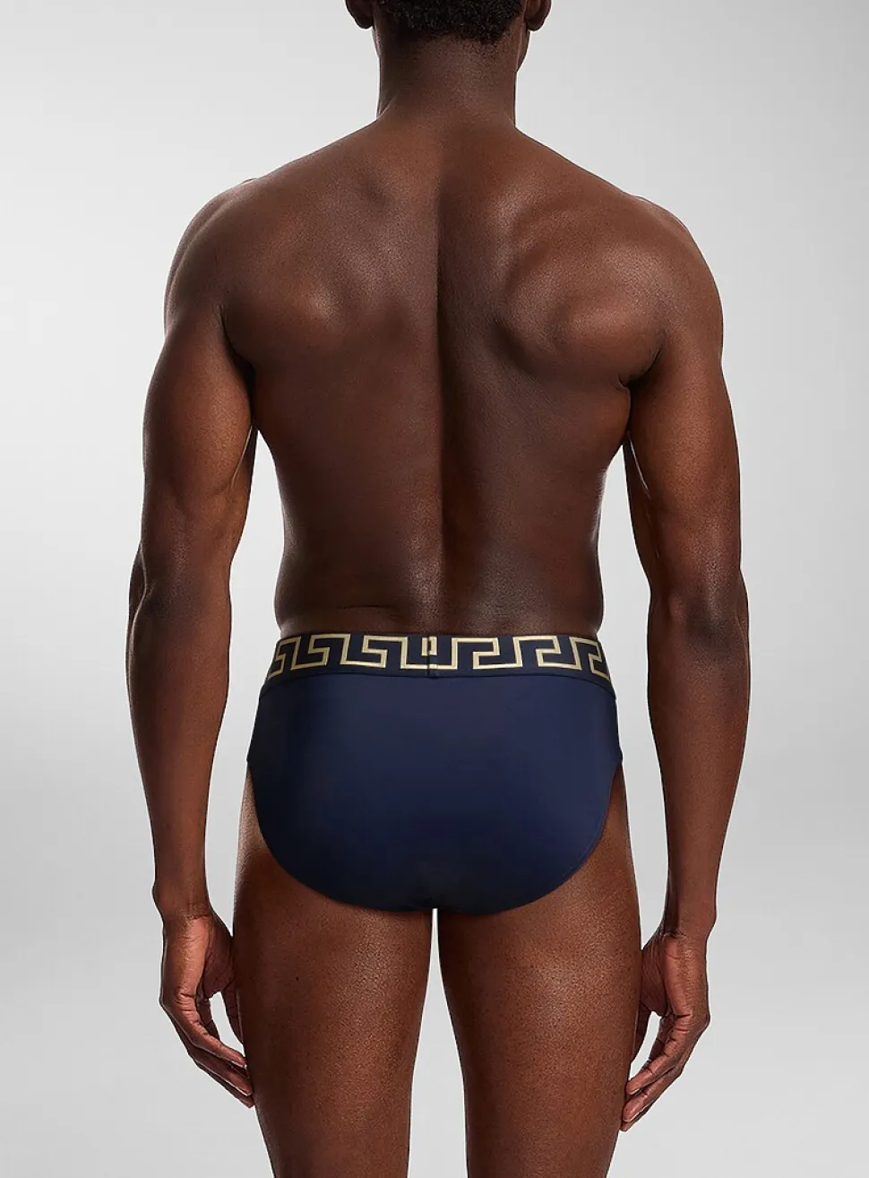 Greca waistband swim brief