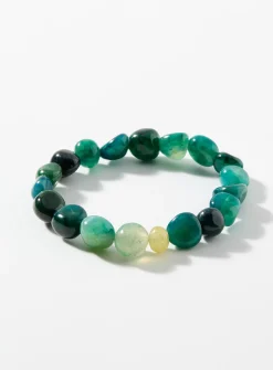 Green natural stone bracelet