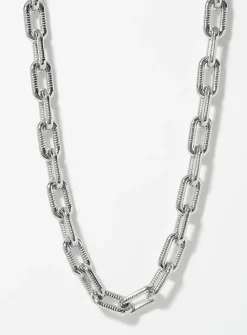 Grooved link massive chain