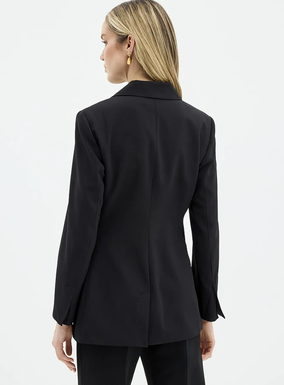 Hailsy side belt flowy blazer