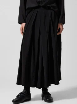 Hakama-style draped pant