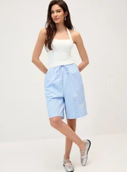 Halter straps microfibre cami