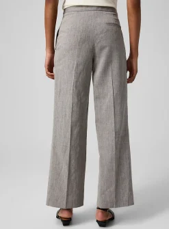 Hamet cotton-linen blend suit pant