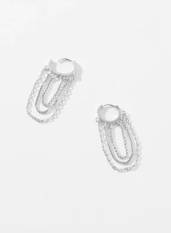 Hanging chain small hoops