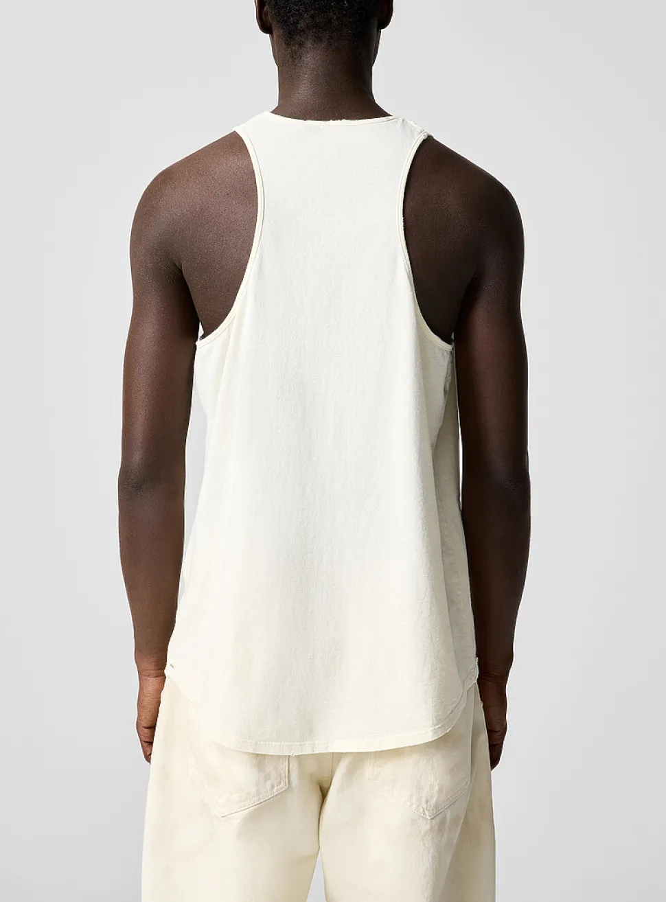 Hardcore racerback distressed tank top