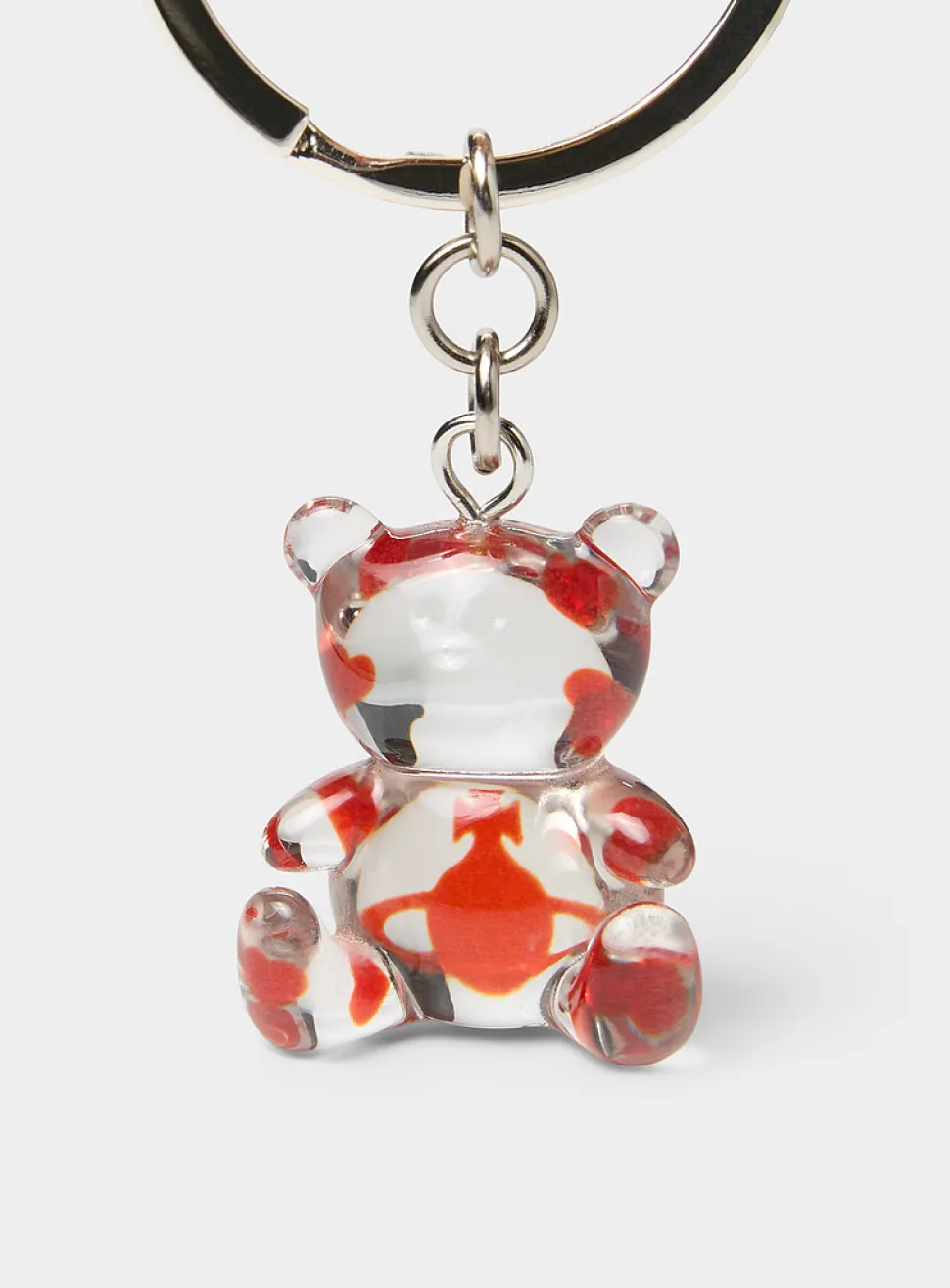 Heart key fob and translucent bear