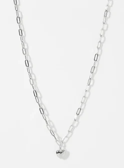 Heart paperclip chain