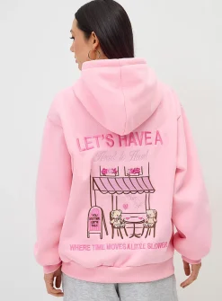 Heart to Heart fleece hoodie