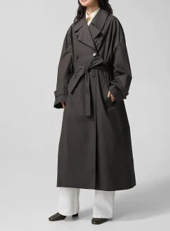 Helio loose trench coat