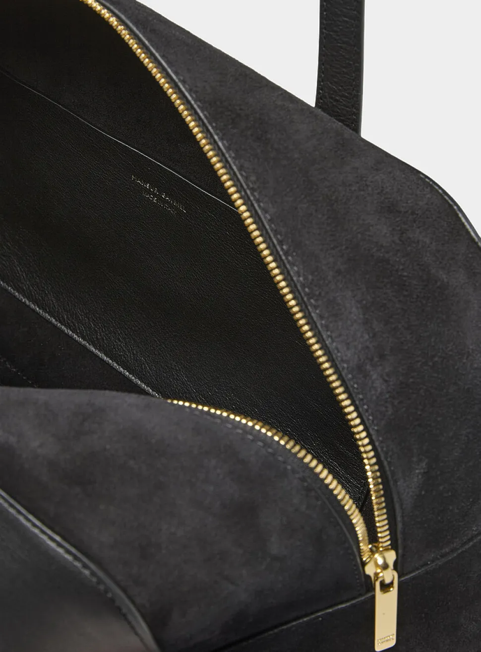 Helios leather and suede rectangular bag