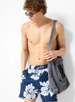 Hibiscus stretch swim trunk