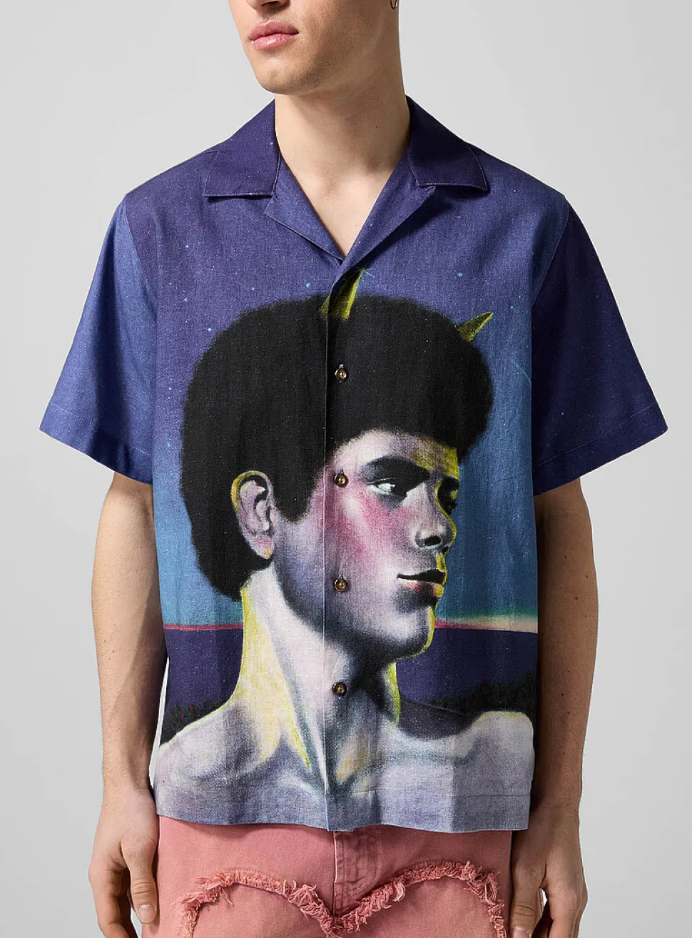 Horny Haze Sadao Hasewaga printed shirt