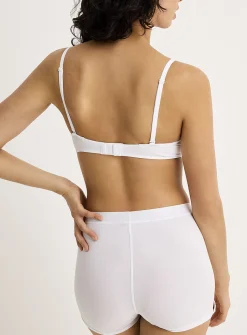 Hydra ribbed plunge bra