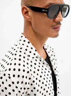 Hypnotic dot camp shirt