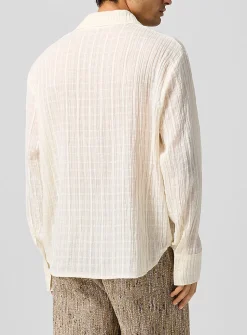 Ignacio textured plaid shirt