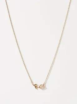 Iridescent tulip necklace