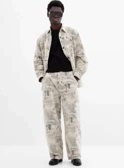 Jacquard velvet pant