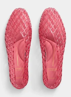 Jam jelly mesh ballet flats