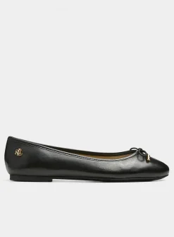 Jayna leather ballet flats