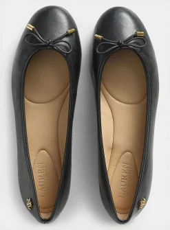 Jayna leather ballet flats