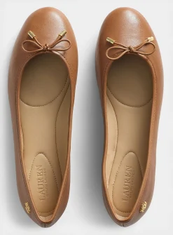 Jayna leather ballet flats