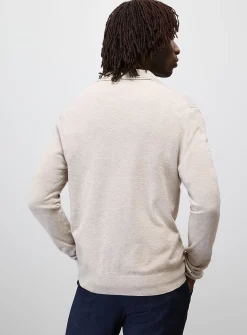 Johnny collar minimalist sweater