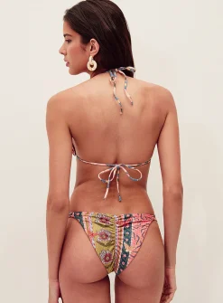 Jude pastoral mosaic high-cut cheeky bottom