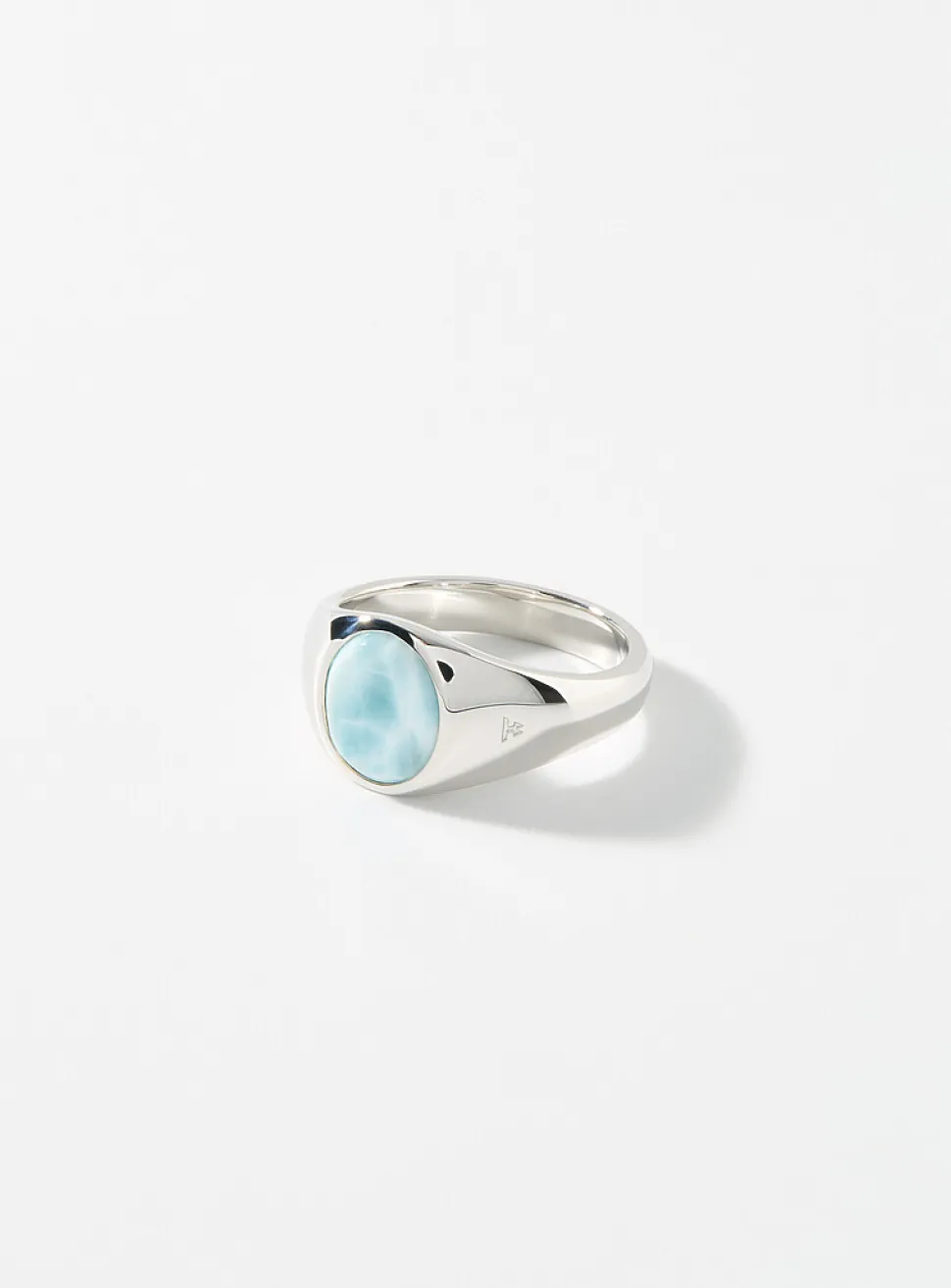 Kim Ice Blue signet ring