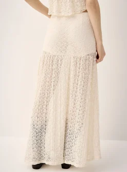 Lace maxi skort