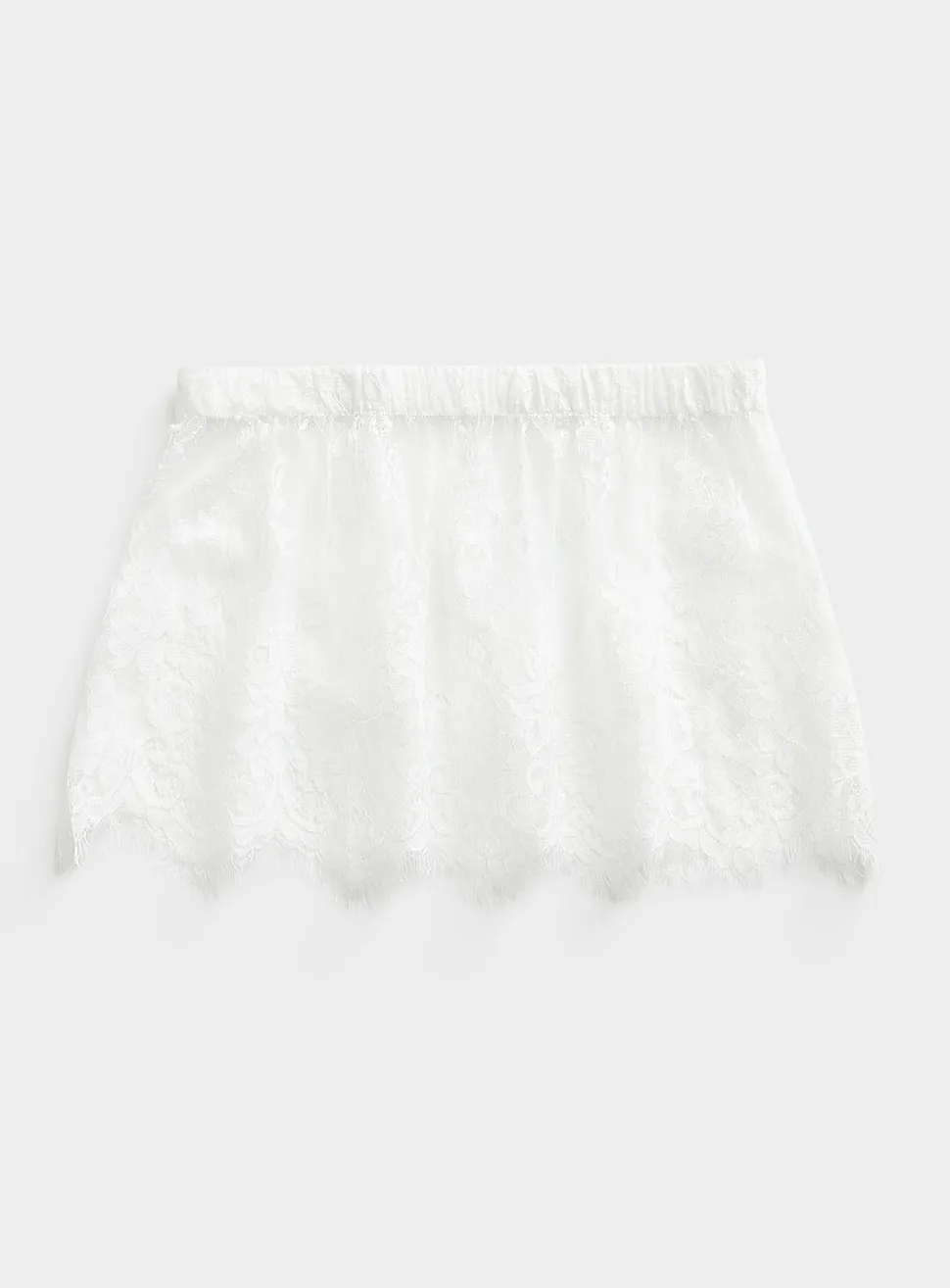 Lace waistband