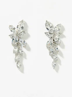 Large crystal earrings