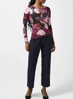 Large cuff straight leg pant