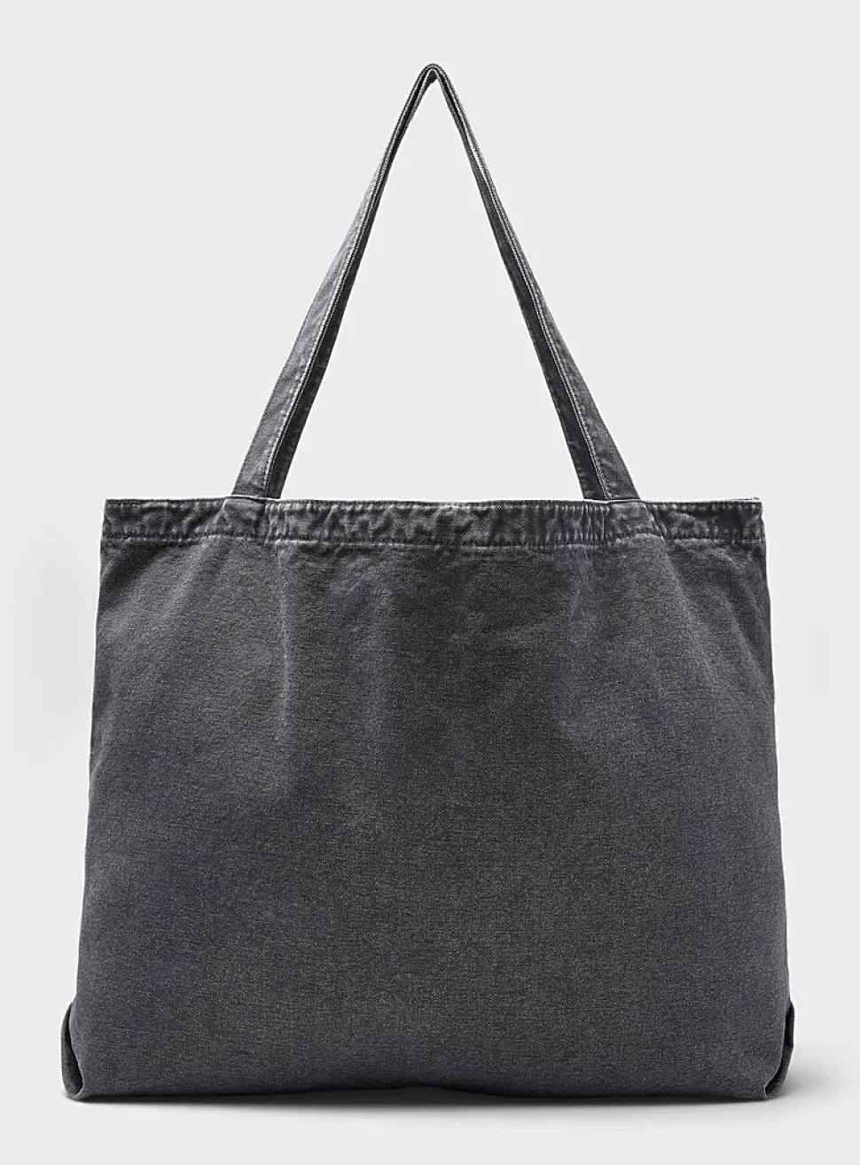 Large faded canvas tote