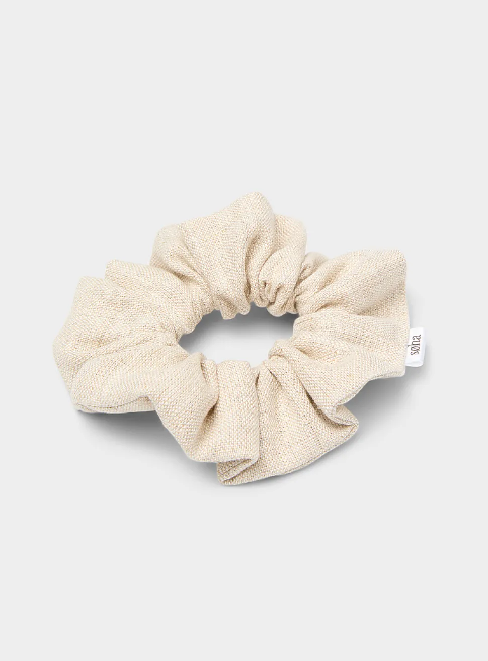 Large linen scrunchie