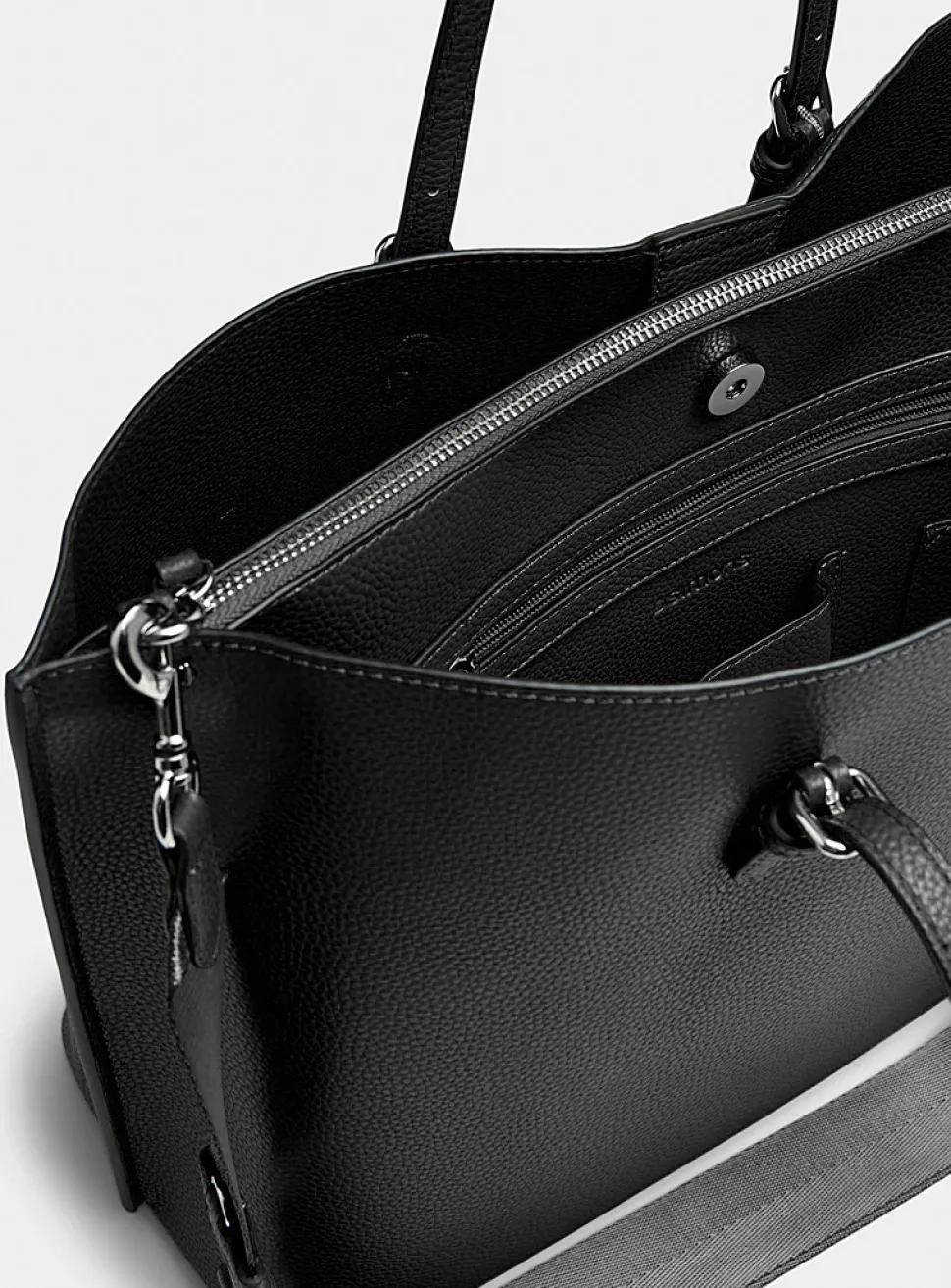 Large minimalist work tote bag