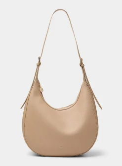 Large rounded hobo bag