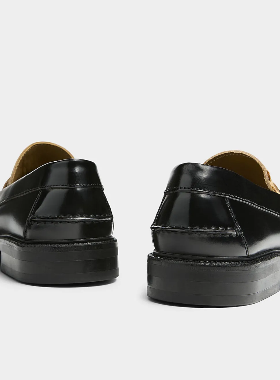 Leopard tassel loafers