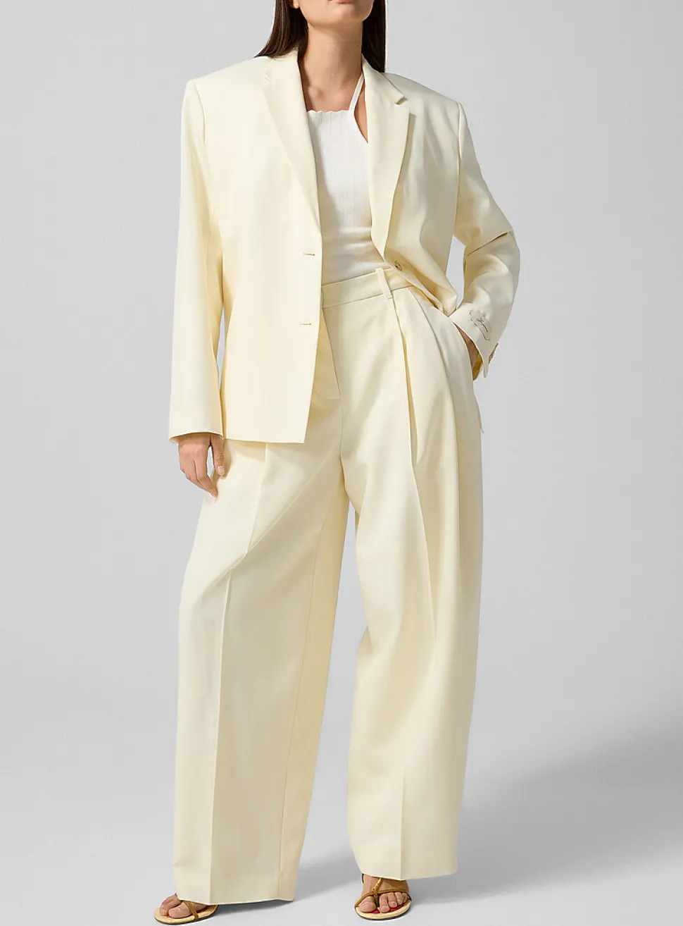 Le Pantalon D'Homme pure virgin wool pant