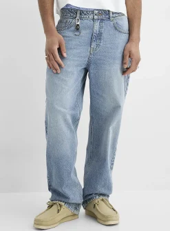 Light blue 5-pocket jean