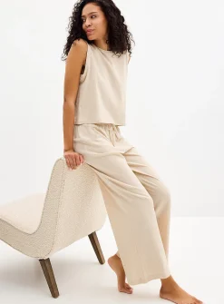 Light linen pyjama pant
