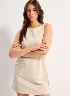 Lightweight cotton A-line dress