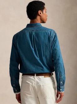 Lightweight denim shirt