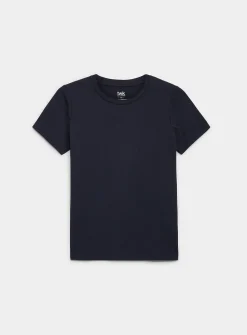 Lightweight jersey crew-neck tee