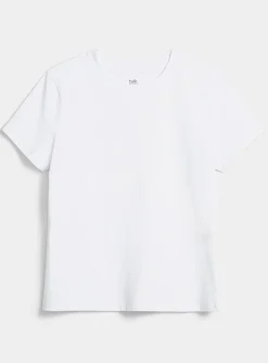 Lightweight jersey crew-neck tee