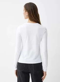Lightweight jersey crew-neck tee