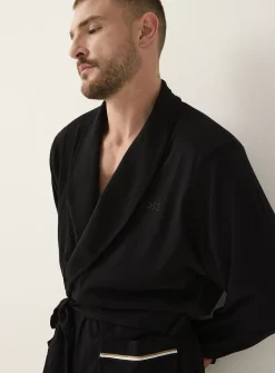 Lightweight jersey robe