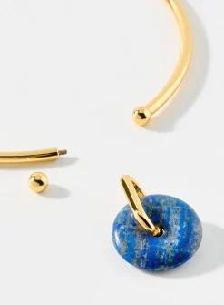 Lily lapis lazuli rigid choker