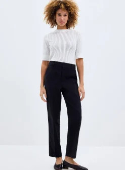 Linen-cotton blend Universal pant